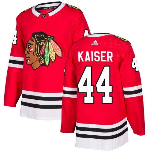 Wyatt Kaiser Chicago Blackhawks Adidas Authentic Home Jersey (Red)