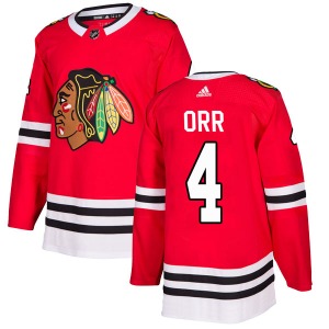 Bobby Orr Chicago Blackhawks Adidas Authentic Home Jersey (Red)
