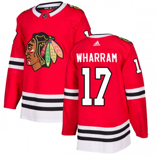 Kenny Wharram Chicago Blackhawks Adidas Authentic Home Jersey (Red)