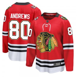 Zach Andrews Chicago Blackhawks Fanatics Youth Breakaway Centennial Jersey (Red)