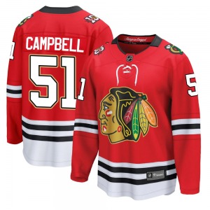 Brian Campbell Chicago Blackhawks Fanatics Youth Breakaway Centennial Jersey (Red)