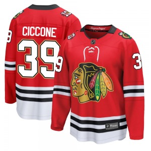 Enrico Ciccone Chicago Blackhawks Fanatics Youth Breakaway Centennial Jersey (Red)