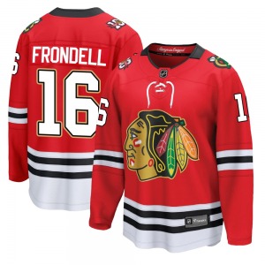 Anton Frondell Chicago Blackhawks Fanatics Youth Breakaway Centennial Jersey (Red)