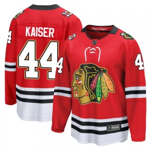 Wyatt Kaiser Chicago Blackhawks Fanatics Youth Breakaway Centennial Jersey (Red)