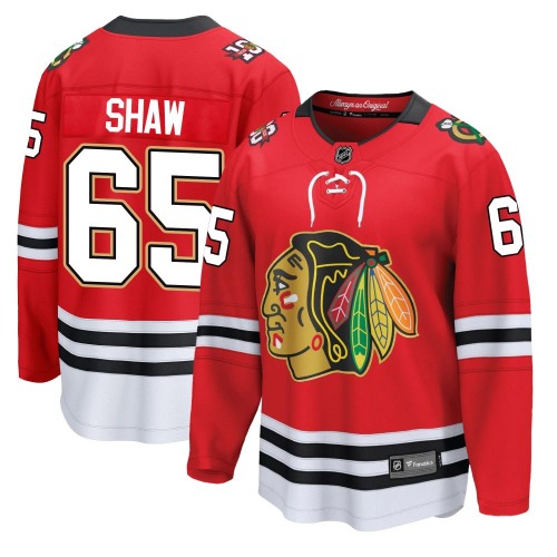 Andrew Shaw Chicago Blackhawks Fanatics Youth Breakaway Centennial Jersey (Red)