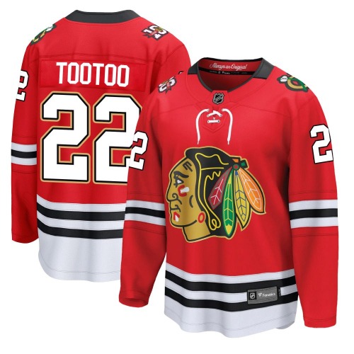 Jordin Tootoo Chicago Blackhawks Fanatics Youth Breakaway Centennial Jersey (Red)