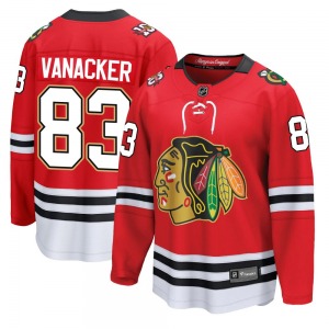 Marek Vanacker Chicago Blackhawks Fanatics Youth Breakaway Centennial Jersey (Red)