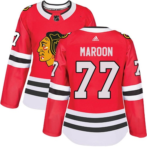 Pat Maroon Chicago Blackhawks Adidas Women's Authentic Home Jersey (Red)