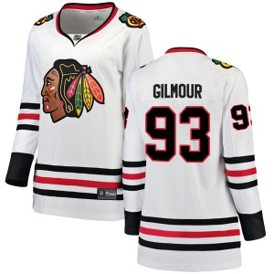 Doug Gilmour Chicago Blackhawks Fanatics Branded Women's Breakaway Away Jersey (White)