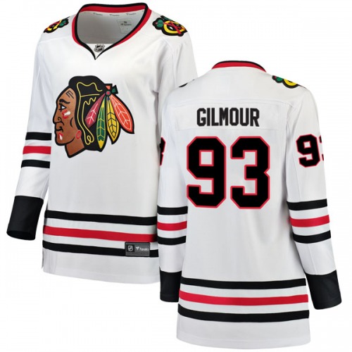 Doug Gilmour Chicago Blackhawks Fanatics Branded Women's Breakaway Away Jersey (White)