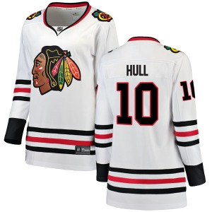 Dennis Hull Chicago Blackhawks Fanatics Branded Women's Breakaway Away Jersey (White)