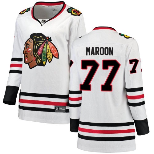 Pat Maroon Chicago Blackhawks Fanatics Branded Women's Breakaway Away Jersey (White)