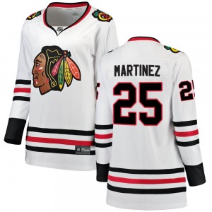 Alec Martinez Chicago Blackhawks Fanatics Branded Women's Breakaway Away Jersey (White)