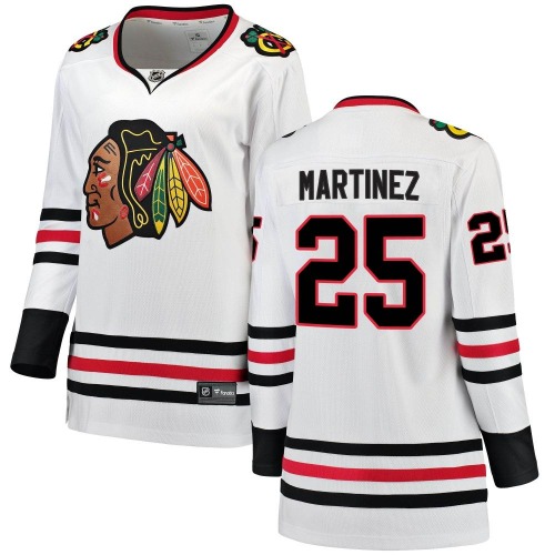 Alec Martinez Chicago Blackhawks Fanatics Branded Women's Breakaway Away Jersey (White)