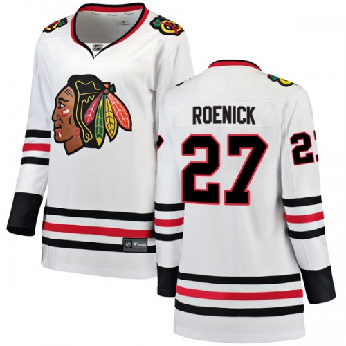 Jeremy Roenick Chicago Blackhawks Fanatics Branded Women's Breakaway Away Jersey (White)