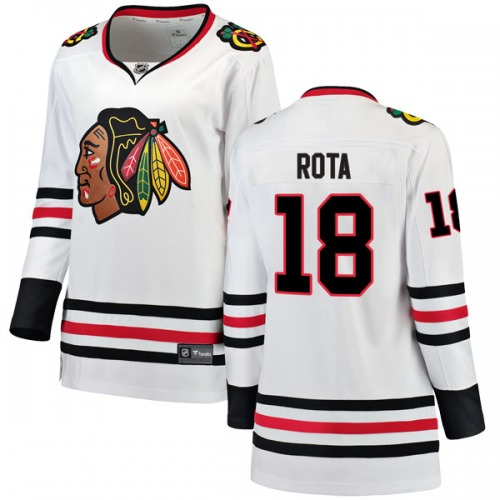 Darcy Rota Chicago Blackhawks Fanatics Branded Women's Breakaway Away Jersey (White)