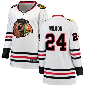 Doug Wilson Chicago Blackhawks Fanatics Branded Women's Breakaway Away Jersey (White)