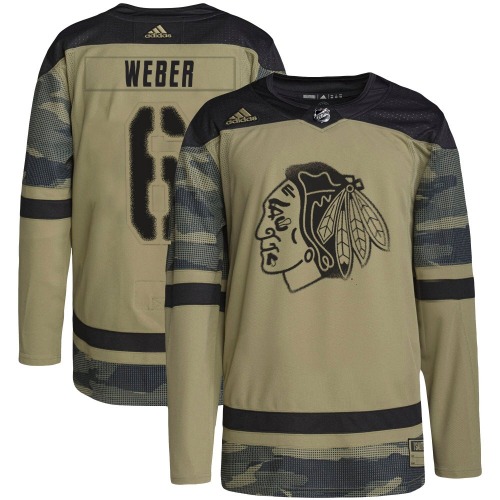 Shea Weber Chicago Blackhawks Adidas Youth Authentic Military Appreciation Practice Jersey (Camo)