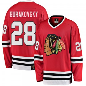 Andre Burakovsky Chicago Blackhawks Fanatics Branded Youth Premier Breakaway Heritage Jersey (Red)