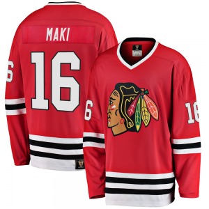 Chico Maki Chicago Blackhawks Fanatics Branded Youth Premier Breakaway Heritage Jersey (Red)