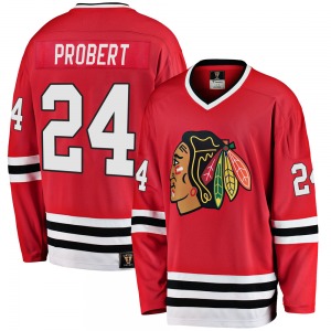 Bob Probert Chicago Blackhawks Fanatics Branded Youth Premier Breakaway Heritage Jersey (Red)