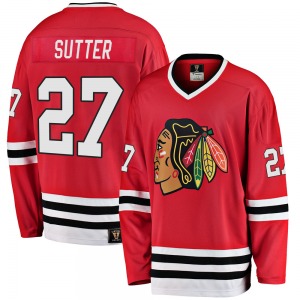 Darryl Sutter Chicago Blackhawks Fanatics Branded Youth Premier Breakaway Heritage Jersey (Red)