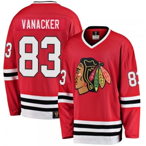 Marek Vanacker Chicago Blackhawks Fanatics Branded Youth Premier Breakaway Heritage Jersey (Red)