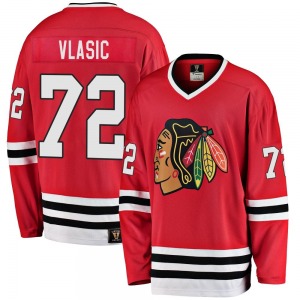 Alex Vlasic Chicago Blackhawks Fanatics Branded Youth Premier Breakaway Heritage Jersey (Red)