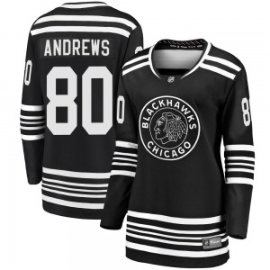 Zach Andrews Chicago Blackhawks Fanatics Branded Women's Premier Breakaway Alternate 2019/20 Jersey (Black)