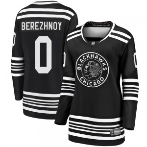 Stanislav Berezhnoy Chicago Blackhawks Fanatics Branded Women's Premier Breakaway Alternate 2019/20 Jersey (Black)