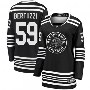 Tyler Bertuzzi Chicago Blackhawks Fanatics Branded Women's Premier Breakaway Alternate 2019/20 Jersey (Black)