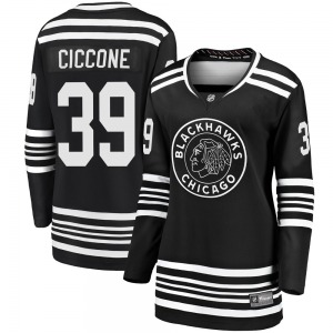 Enrico Ciccone Chicago Blackhawks Fanatics Branded Women's Premier Breakaway Alternate 2019/20 Jersey (Black)