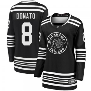 Ryan Donato Chicago Blackhawks Fanatics Branded Women's Premier Breakaway Alternate 2019/20 Jersey (Black)