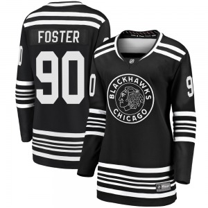 Scott Foster Chicago Blackhawks Fanatics Branded Women's Premier Breakaway Alternate 2019/20 Jersey (Black)