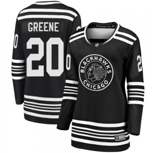 Ryan Greene Chicago Blackhawks Fanatics Branded Women's Premier Breakaway Black Alternate 2019/20 Jersey (Green)