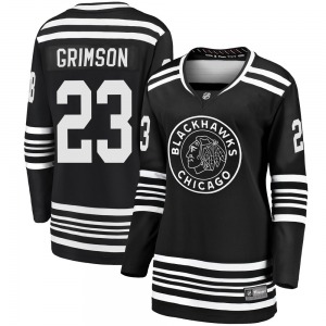 Stu Grimson Chicago Blackhawks Fanatics Branded Women's Premier Breakaway Alternate 2019/20 Jersey (Black)