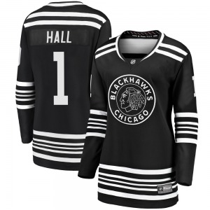 Glenn Hall Chicago Blackhawks Fanatics Branded Women's Premier Breakaway Alternate 2019/20 Jersey (Black)