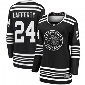Sam Lafferty Chicago Blackhawks Fanatics Branded Women's Premier Breakaway Alternate 2019/20 Jersey (Black)