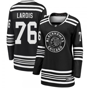 Nick Lardis Chicago Blackhawks Fanatics Branded Women's Premier Breakaway Alternate 2019/20 Jersey (Black)
