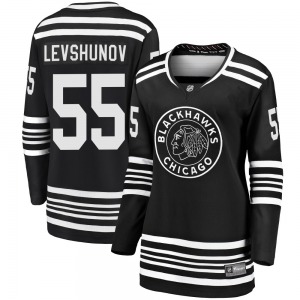 Artyom Levshunov Chicago Blackhawks Fanatics Branded Women's Premier Breakaway Alternate 2019/20 Jersey (Black)