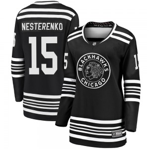 Eric Nesterenko Chicago Blackhawks Fanatics Branded Women's Premier Breakaway Alternate 2019/20 Jersey (Black)