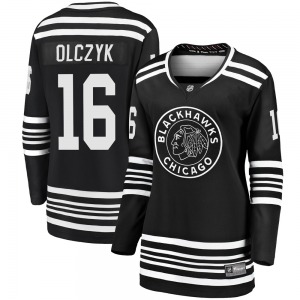 Ed Olczyk Chicago Blackhawks Fanatics Branded Women's Premier Breakaway Alternate 2019/20 Jersey (Black)