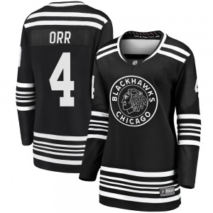 Bobby Orr Chicago Blackhawks Fanatics Branded Women's Premier Breakaway Alternate 2019/20 Jersey (Black)