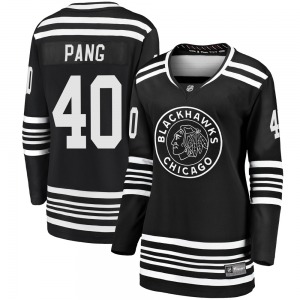 Darren Pang Chicago Blackhawks Fanatics Branded Women's Premier Breakaway Alternate 2019/20 Jersey (Black)