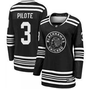 Pierre Pilote Chicago Blackhawks Fanatics Branded Women's Premier Breakaway Alternate 2019/20 Jersey (Black)