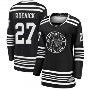 Jeremy Roenick Chicago Blackhawks Fanatics Branded Women's Premier Breakaway Alternate 2019/20 Jersey (Black)