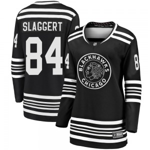 Landon Slaggert Chicago Blackhawks Fanatics Branded Women's Premier Breakaway Alternate 2019/20 Jersey (Black)