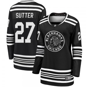 Darryl Sutter Chicago Blackhawks Fanatics Branded Women's Premier Breakaway Alternate 2019/20 Jersey (Black)