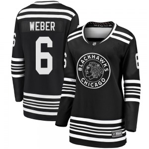 Shea Weber Chicago Blackhawks Fanatics Branded Women's Premier Breakaway Alternate 2019/20 Jersey (Black)