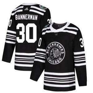 Murray Bannerman Chicago Blackhawks Adidas Youth Authentic 2019 Winter Classic Jersey (Black)